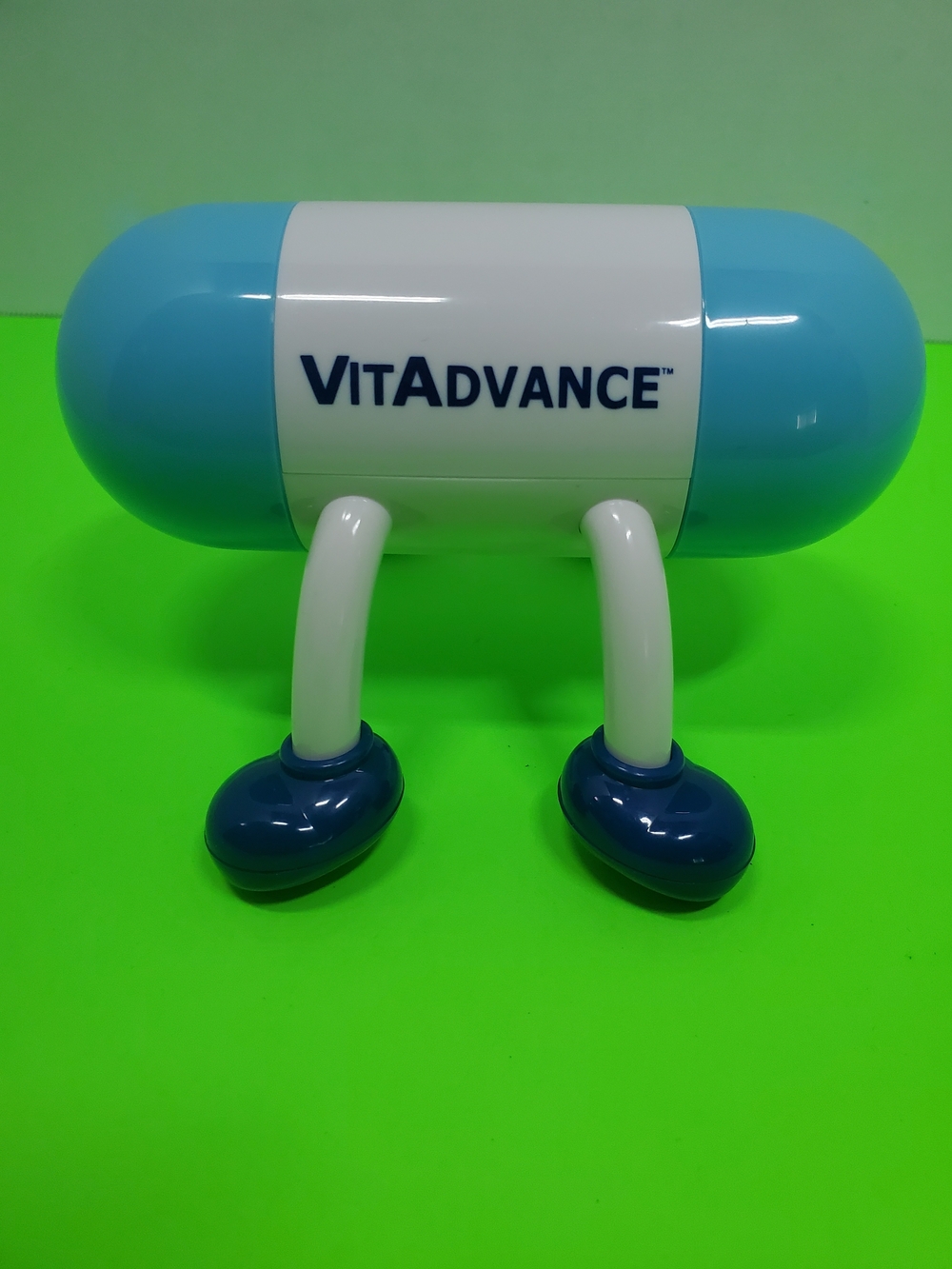 Blue & White Portable Capsule Speaker